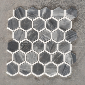 Calacatta White ?C 4 PetalsCalacatta White + Panda White