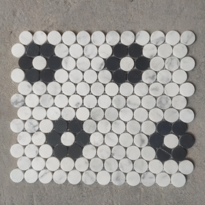 Calacatta White ?C 4 PetalsCalacatta White + Panda White