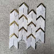 Flow Gold Sandstone Relief Panel