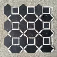 Emerald Starburst Marble Mosaic