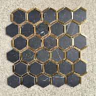 Cloud Pattern Four-leaf Clover Marble Mosaic