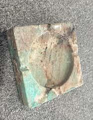 Square Vintage Ashtray